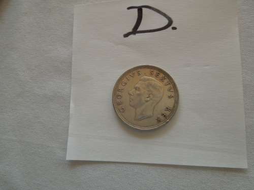 1950 Five Shilling ( Crown ) D