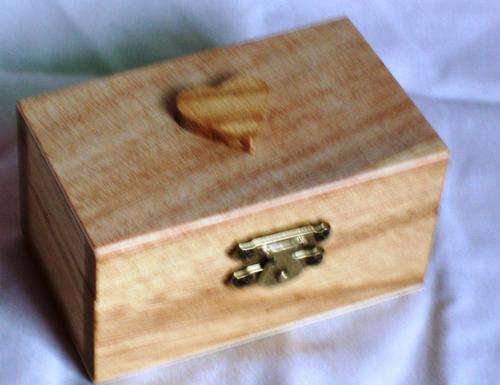 Jewellery wooden box, Boxes, Doll House treasure chest