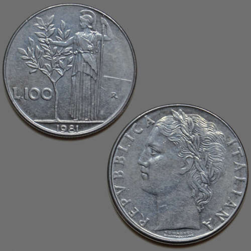 Italy 100 lire 1981 Coin