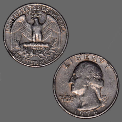 USA Quarter dollar 1978 Washington Quarter Coin