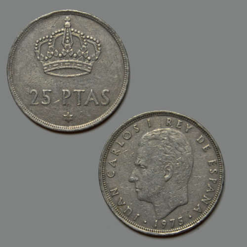 Spain 25 pesetas 1975