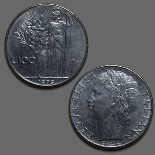 Italy 100 lire 1979 Coin