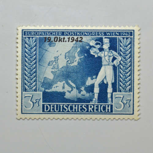 German Deutsches Reich 1942 As Previous Edition - Overprinted 19 Okt 1942 3+7Pfg - Blue
