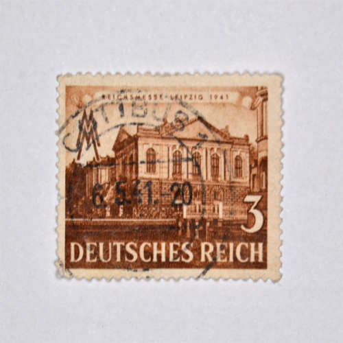 German Empire - 1941 Spring Fair in Leipzig - 3Pfg - Brown