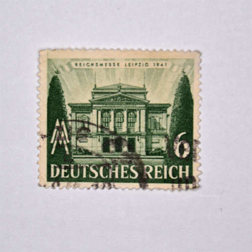 German Empire - 1941 Spring Fair in Leipzig - 6Pfg - Green
