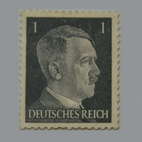 German Third Reich 1941 Adolf Hitler 1pf- Hitler Head - Gery Black