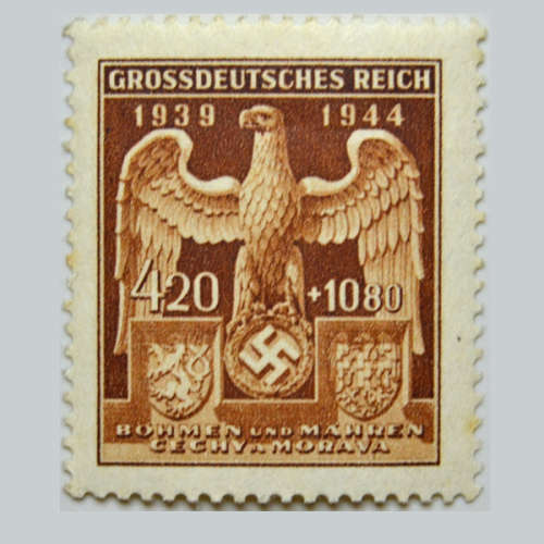 German Grosseutshes Reich - 1944 The 5th Anniversary of the Protectorate of Bohemia and Moravia
