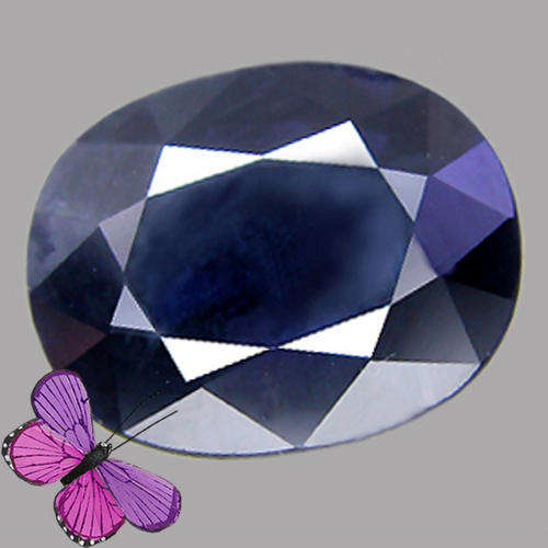 0.73ct Oval Blue Sapphire