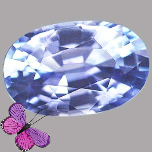0.61ct Oval Violet Blue Tanzanite