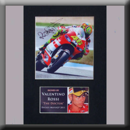 Valentino Rossi- Ducati 2011 Pre printed signed picture