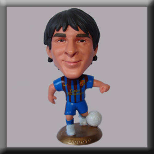 No.10 Messi Soccer figurine in Barcelona Jersey