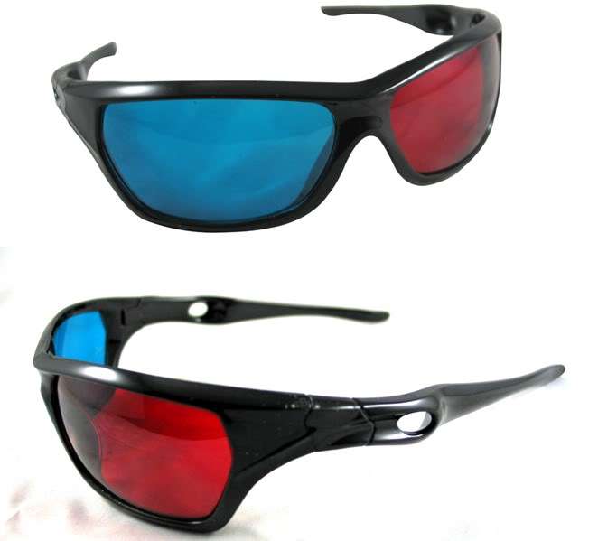 Red Cyan Anaglyph 3D Glasses Movie/ TV/Pictures DVD