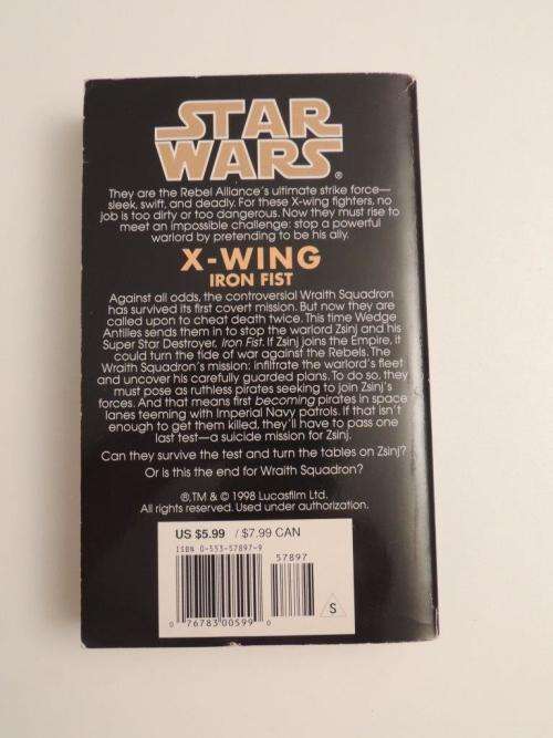 Iron Fist - Book 6 Star Wars X - Wing - by Aaron Allston (Paperback)