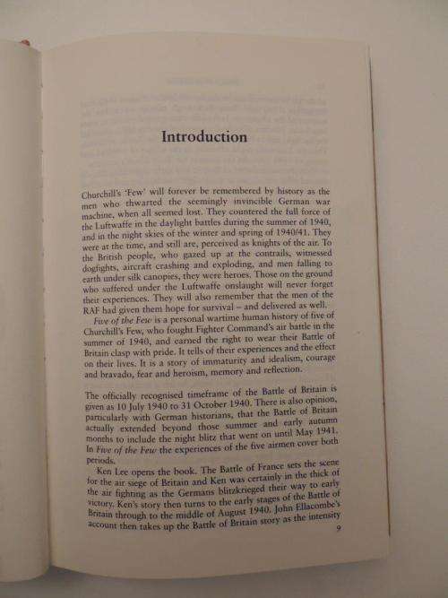 Five of the Few  Survivors of the Battle of Britain and the Blitz - by Steve Darlow (Hardcover)