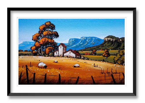 The Field - AN ORIGINAL NICKY VAN RENSBURG PAINTING 300 x 190 MM (Value R 1900)