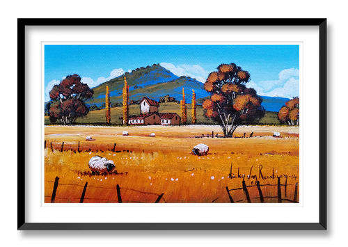 The Field 2 - AN ORIGINAL NICKY VAN RENSBURG PAINTING 300 x 190 MM (Value R 1900)
