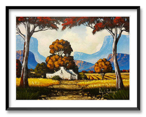 Between Trees - AN ORIGINAL NICKY VAN RENSBURG PAINTING 450 x 350 MM (Value R 3900)