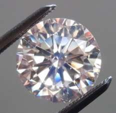 0.54 Round Brilliant IDL Certified Diamond.  I/I2