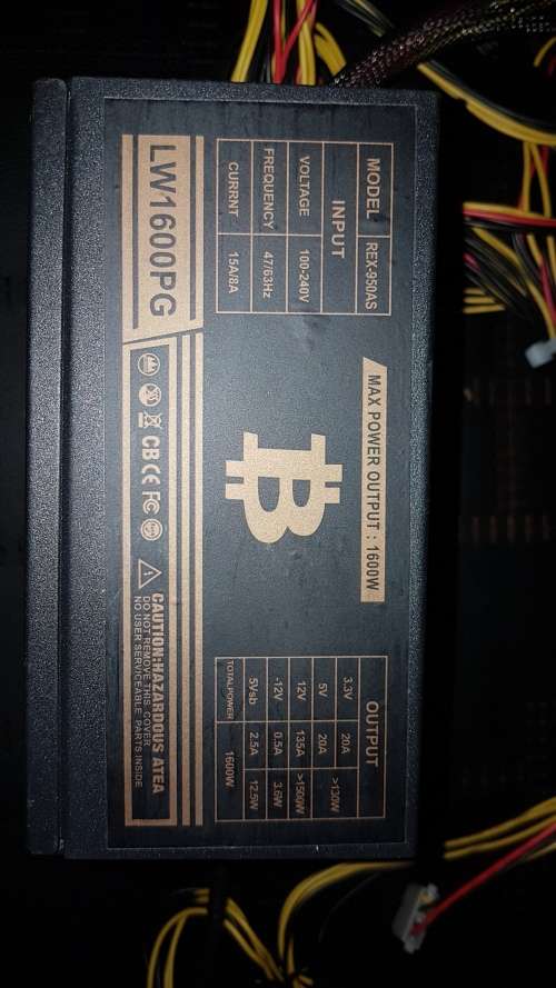 1600 Watt Mining rig power supply