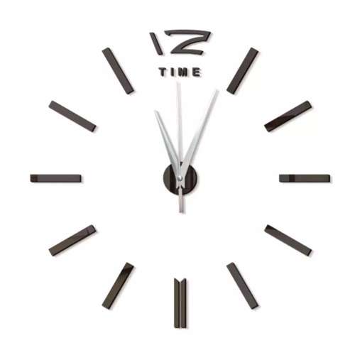 MODERN 3D MINI DIY MIRROR WALL CLOCK