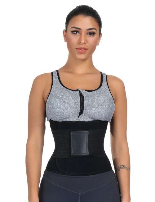 Slimmer Black SBR Lining Removable Bone Waist Belt