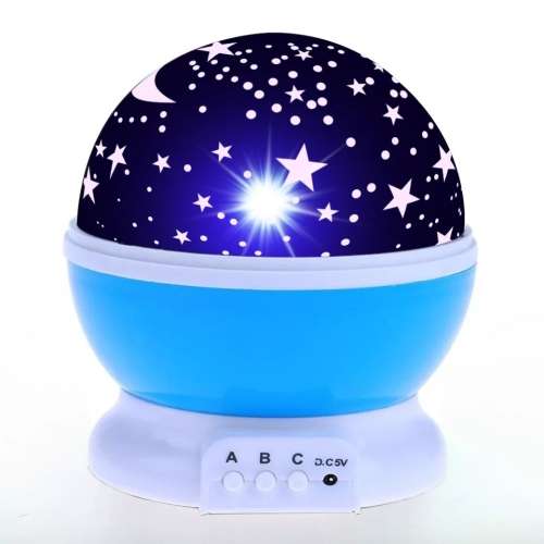 LED Rotating Night Light Projector Starry Sky Star Master Projection Lamp