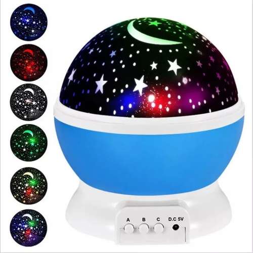 LED Rotating Night Light Projector Starry Sky Star Master Projection Lamp
