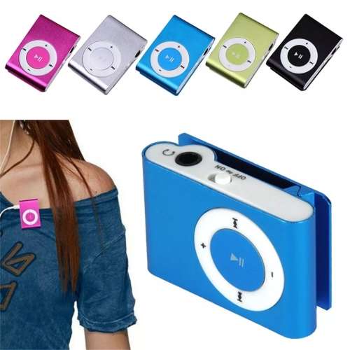 USB Metal Mini Clip Sports Mp3 Player