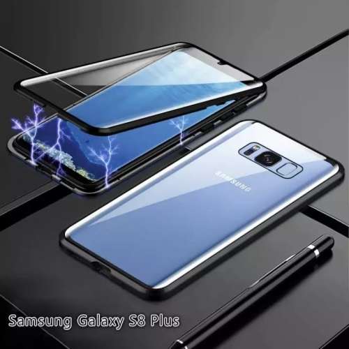 360°Magnetic Metal Case Front+Back Glass Cover For Samsung S8/S8 Plus/S9/S9 Plus/S10/S10 Plus/S10 E