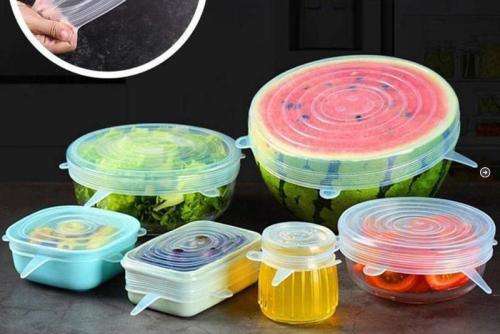 Super Stretch Silicone Lids 6 Pack