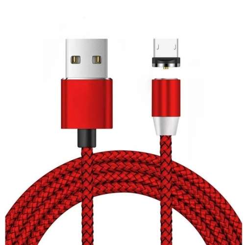 Magnetic USB Cable Fast Charging USB Type-C, Micro USB and iPhone 3 in 1 Cable