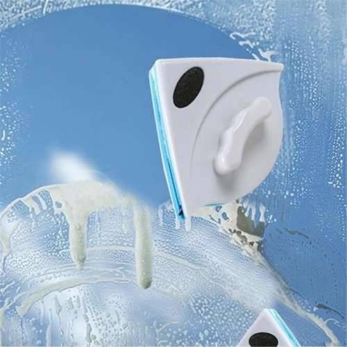 Magnetic Window Wiper Glass Cleaner Tool Double Side Brush Window Washing Household Cleaning Tool