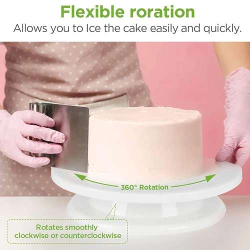 Household Baking Tool Cake Decorating Table Lightweight And Stable Cake Turntable