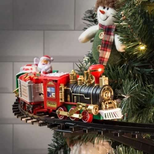 Mini Christmas Electric Toy Train