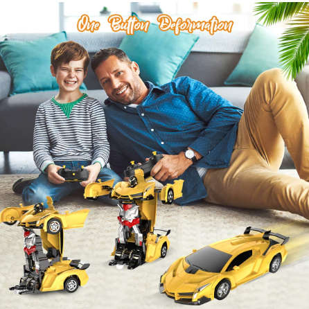 2-in-1 Remote Control Toy Car for Kids
