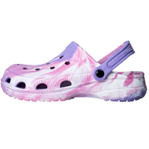 Ladies Marble Design Croc Shoes