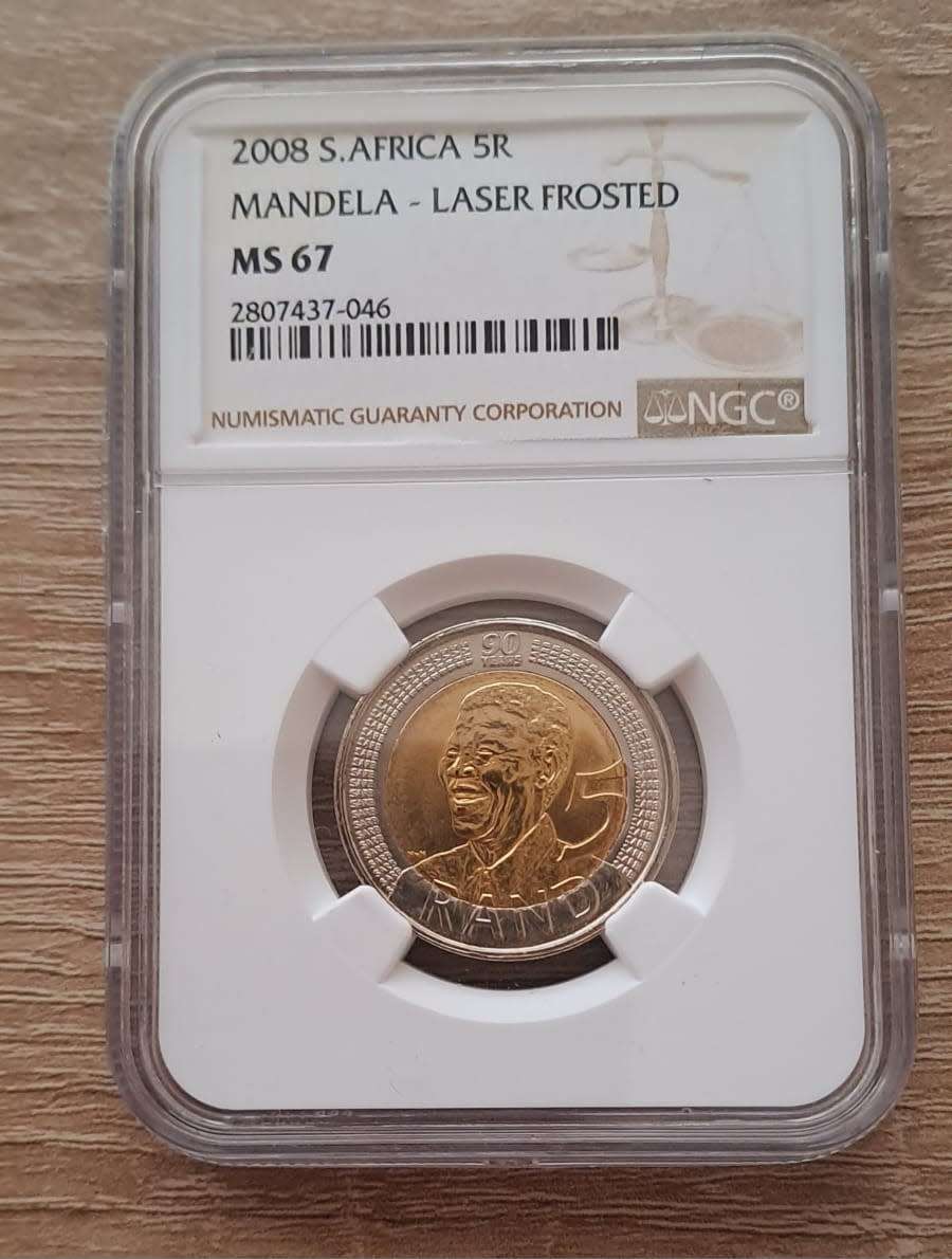 MS67 Laserfrosted 2008 R5 - *VERY RARE* Only 30 graded