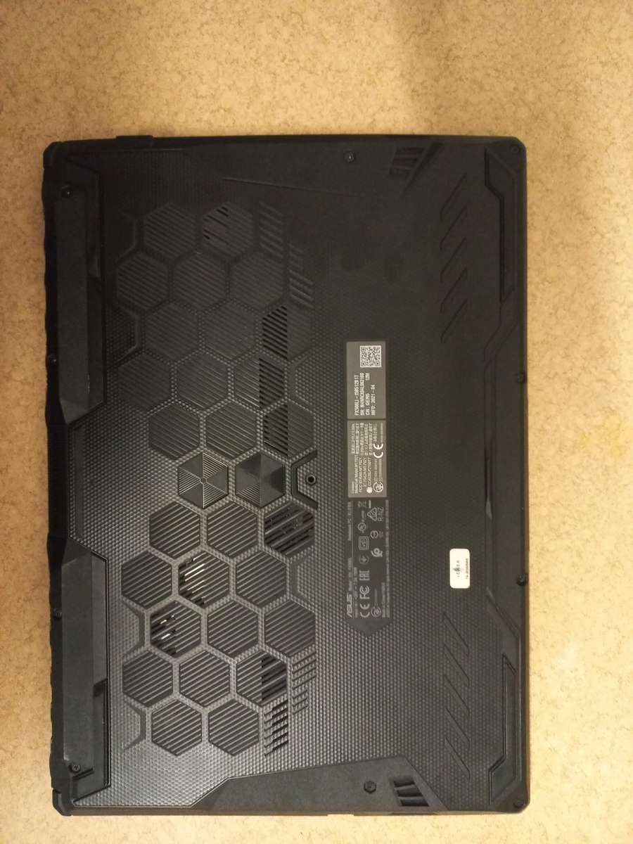 Asus TUF FX506L Gaming Laptop - Intel Core i5 10300H 2.5Ghz, 16GB RAM, 512GB SSD, NVIDIA GTX 1650Ti