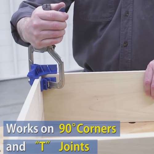 Quick Release Right Angle Woodworking Clamp Picture Frame Corner Clip (4 Available)