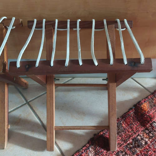 Vintage Riempie Stools