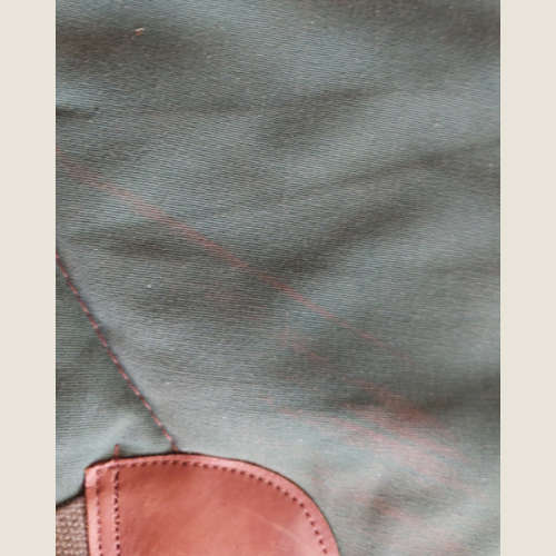 Vintage Green Padded Canvas Rifle Bag