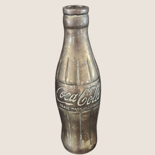 Vintage and collectable Solid Brass Coca Cola Bottle