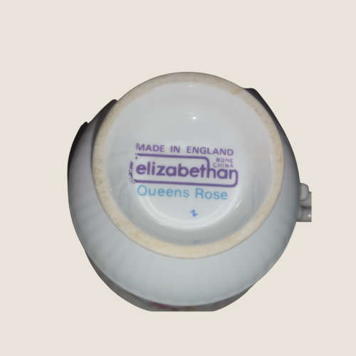 Vintage Elizabethan Queens Rose Tea for Two set