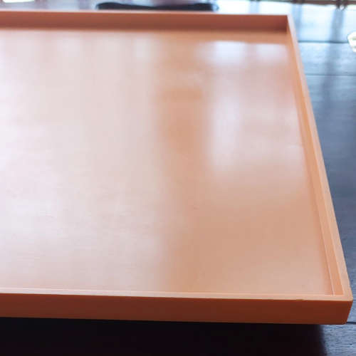 Vintage Alessi Euclid Muted Yellow Serving Tray