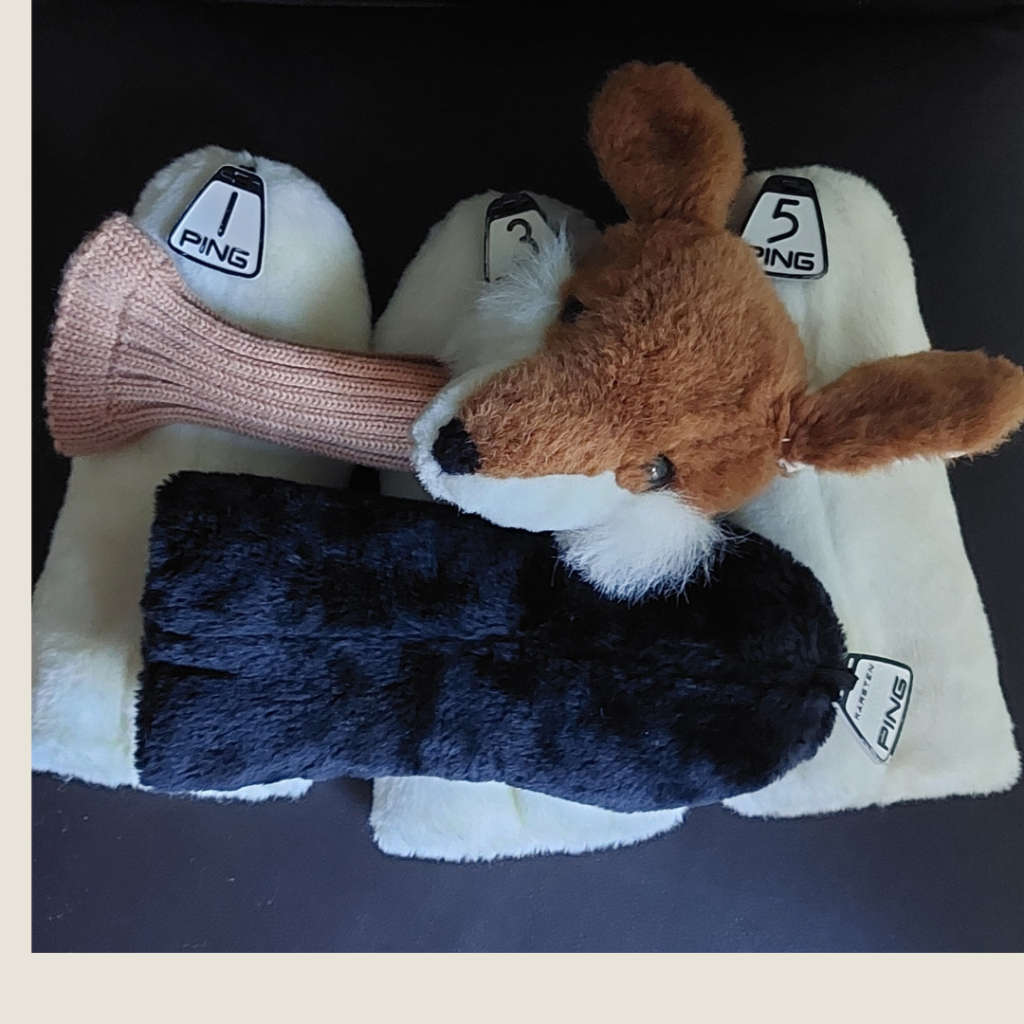 Vintage Plush Karsten Ping Head Covers with Tags with Extras