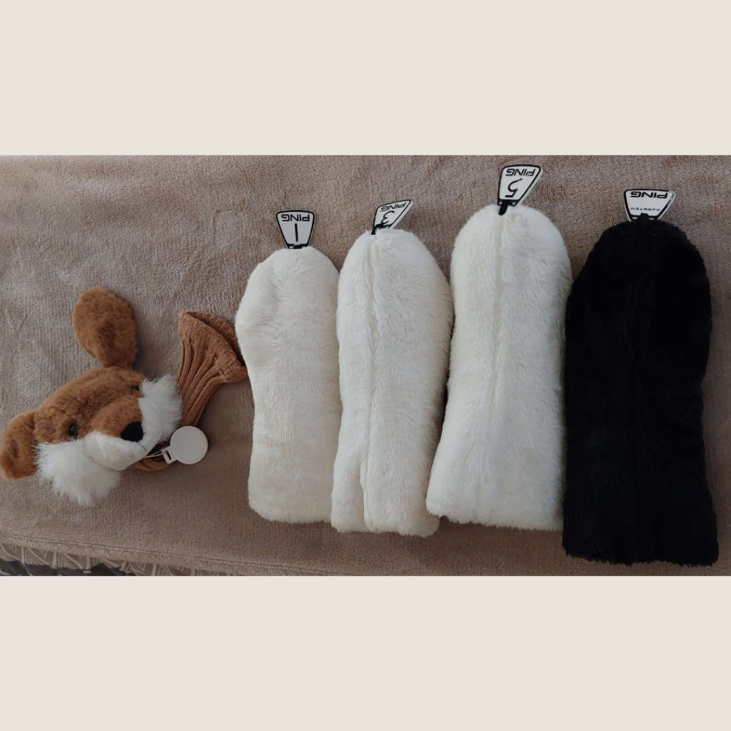 Vintage Plush Karsten Ping Head Covers with Tags with Extras