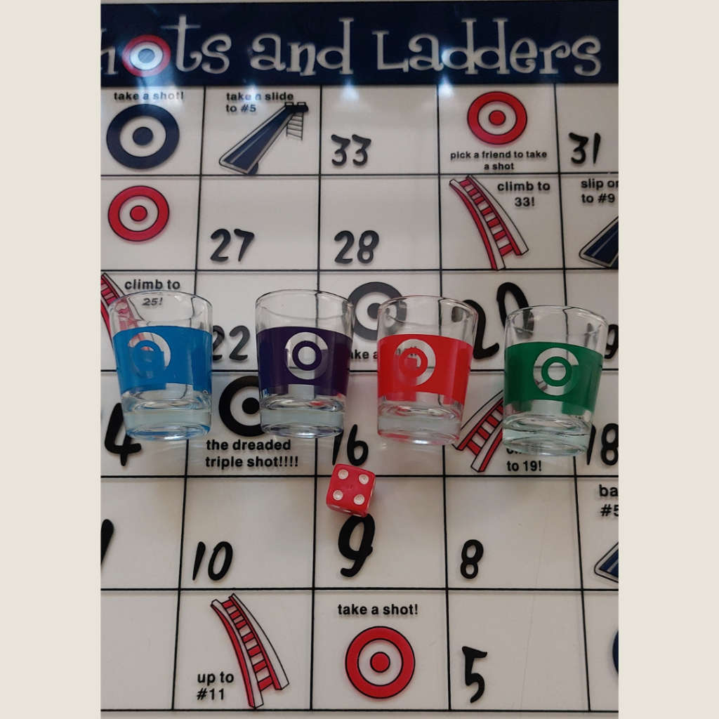 Glass Shots & Ladders Game