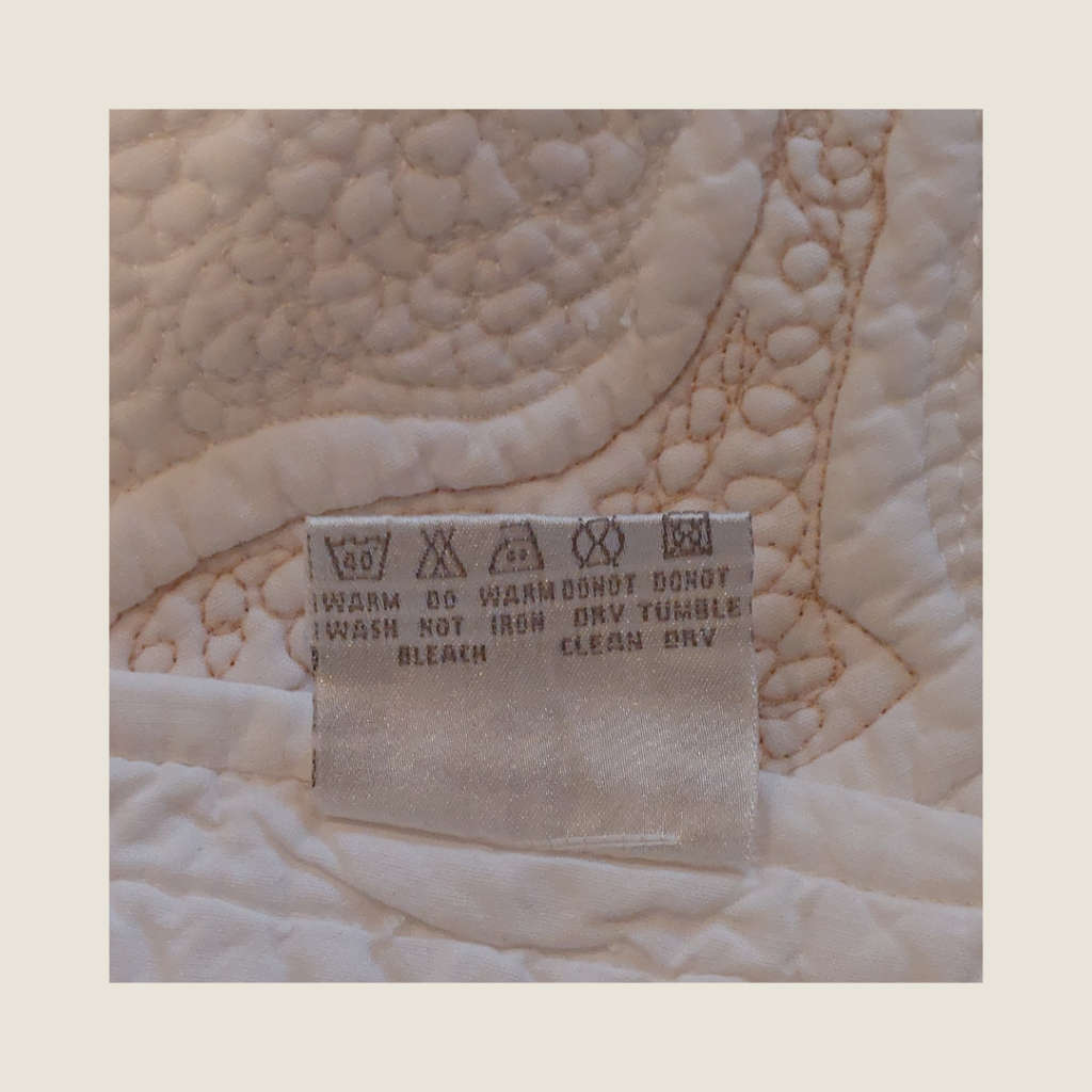 Creamy White Quilted Bedcover Queen Bed