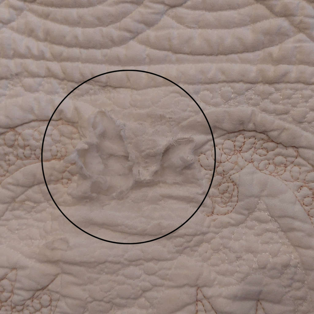 Creamy White Quilted Bedcover Queen Bed