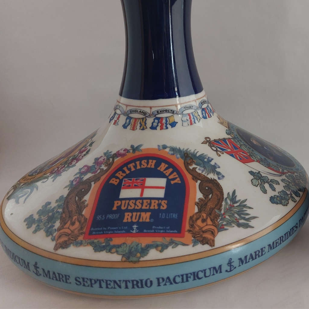 Vintage Wade Staffordshire British Navy Pussers Rum